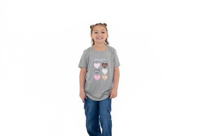 God Says I am Hearts.. Neutral Girl Shirt